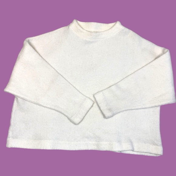 Hackwith Cozy White Sweater 4XL - Picture 7 of 8